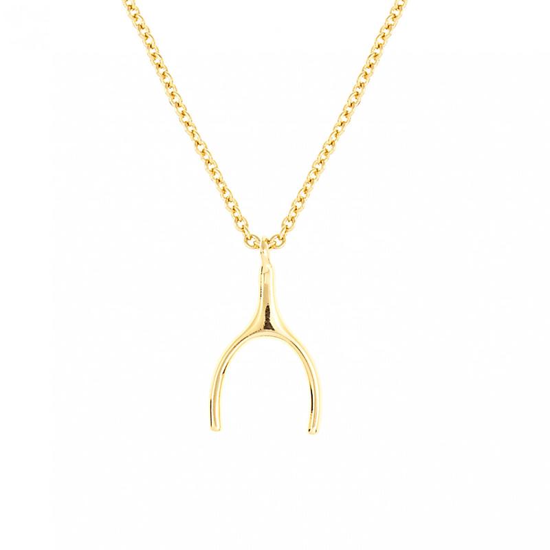 Daffodil Pendant Necklace 18k Yellow Gold