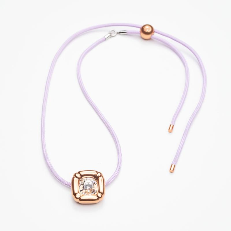 Dulcis Purple / Rose Gold-tone plated