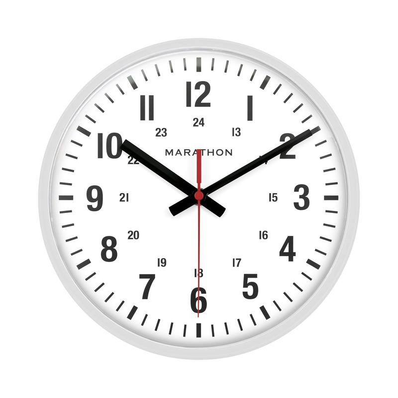 10 Inch Silent Continuous-Sweep Analog Wall Clock 10-analog-clock