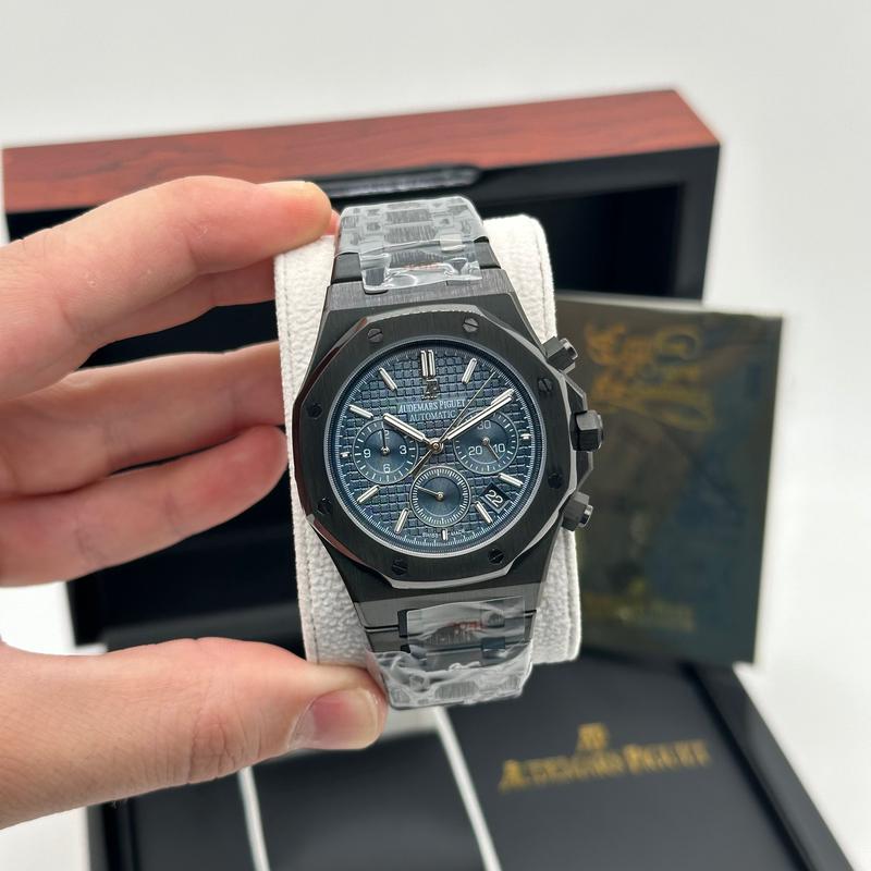 Audemars Piguet Royal Oak Chronograph  Black Dial Blue