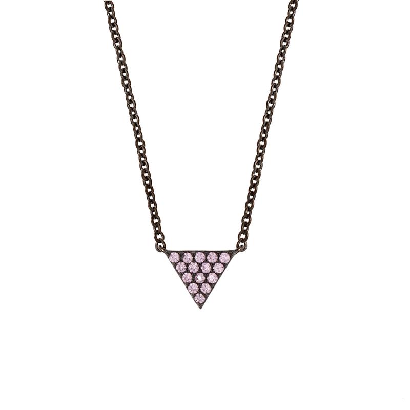 Barcelona Pendant Necklace 18k Black Gold